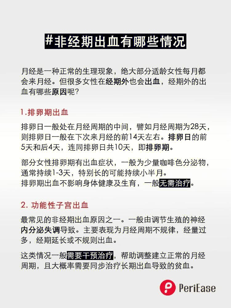 不是月经但又流血(不是月经却出血了)