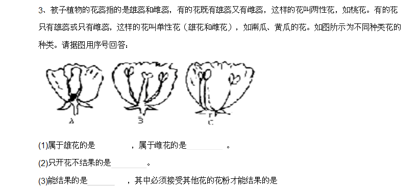 两性花的花方程式(两性花的结构简图)